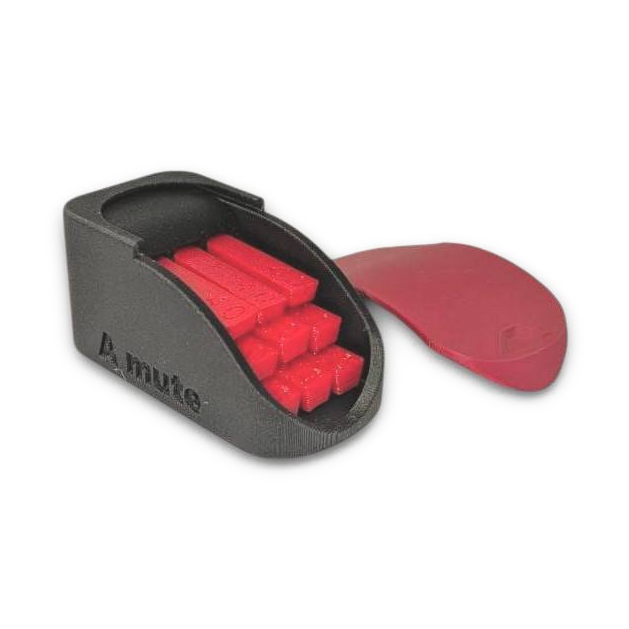 Aufbewahrungsbox für Gummipads — Dämpfer für Trompete