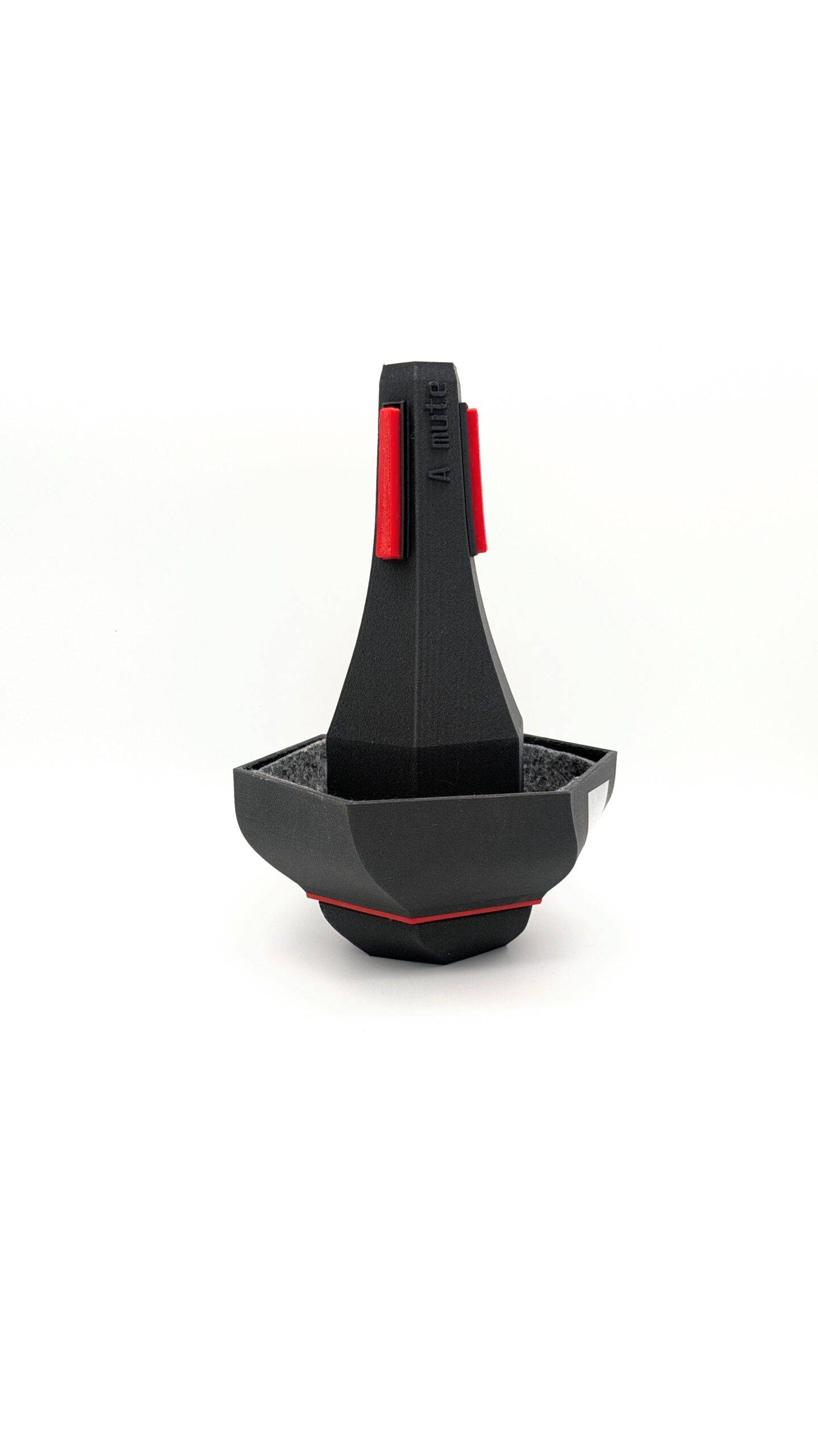 Silencieux de trompette A-Mute Flexible Cup avec coupelle amovible - vue de face
