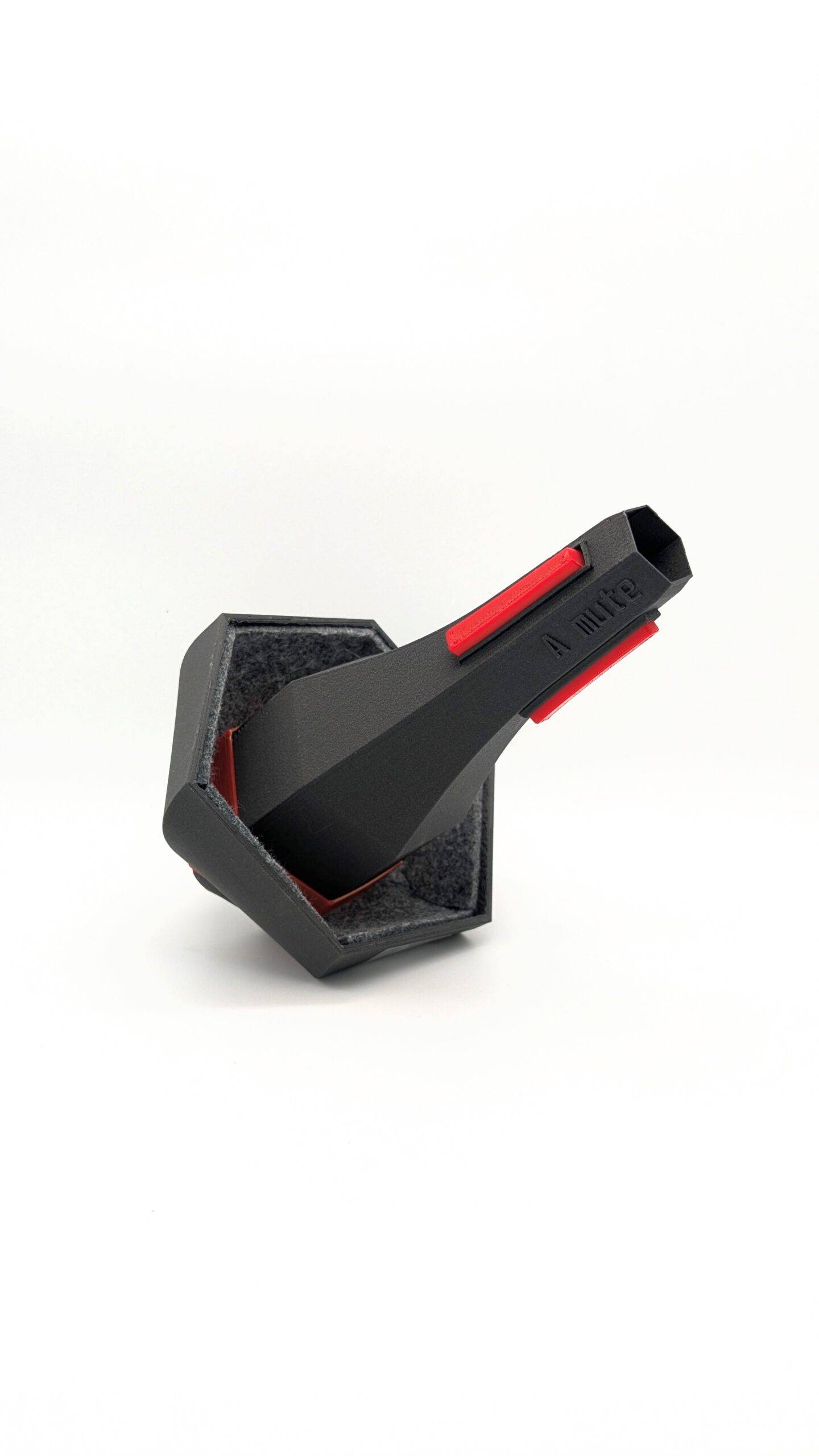 Sourdine de trompette A-Mute Flexible Cup - Vue latérale avec coupelle réglable