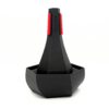 Cup Silencieux de trompette en vue de face - Silencieux A-Mute pour trompette avec insert en feutre et matériau renforcé de fibres de carbone