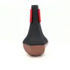 Trumpet mute Copper Straight M1 front view - A-Mute mute for trumpet with warm metal sound colour and precise response