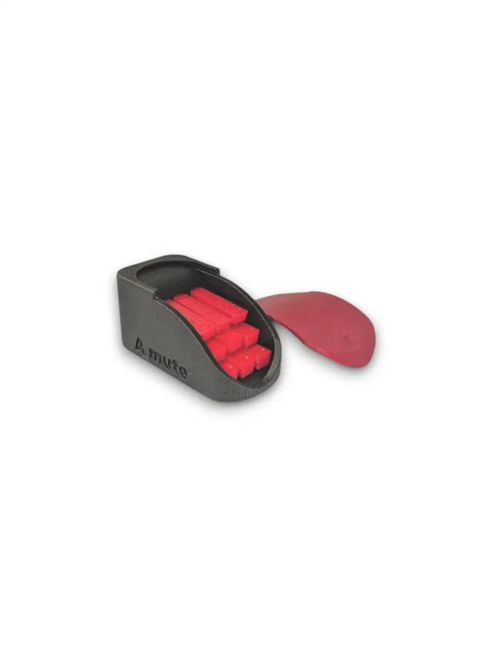A Mute Boîte de rangement pour pads en caoutchouc