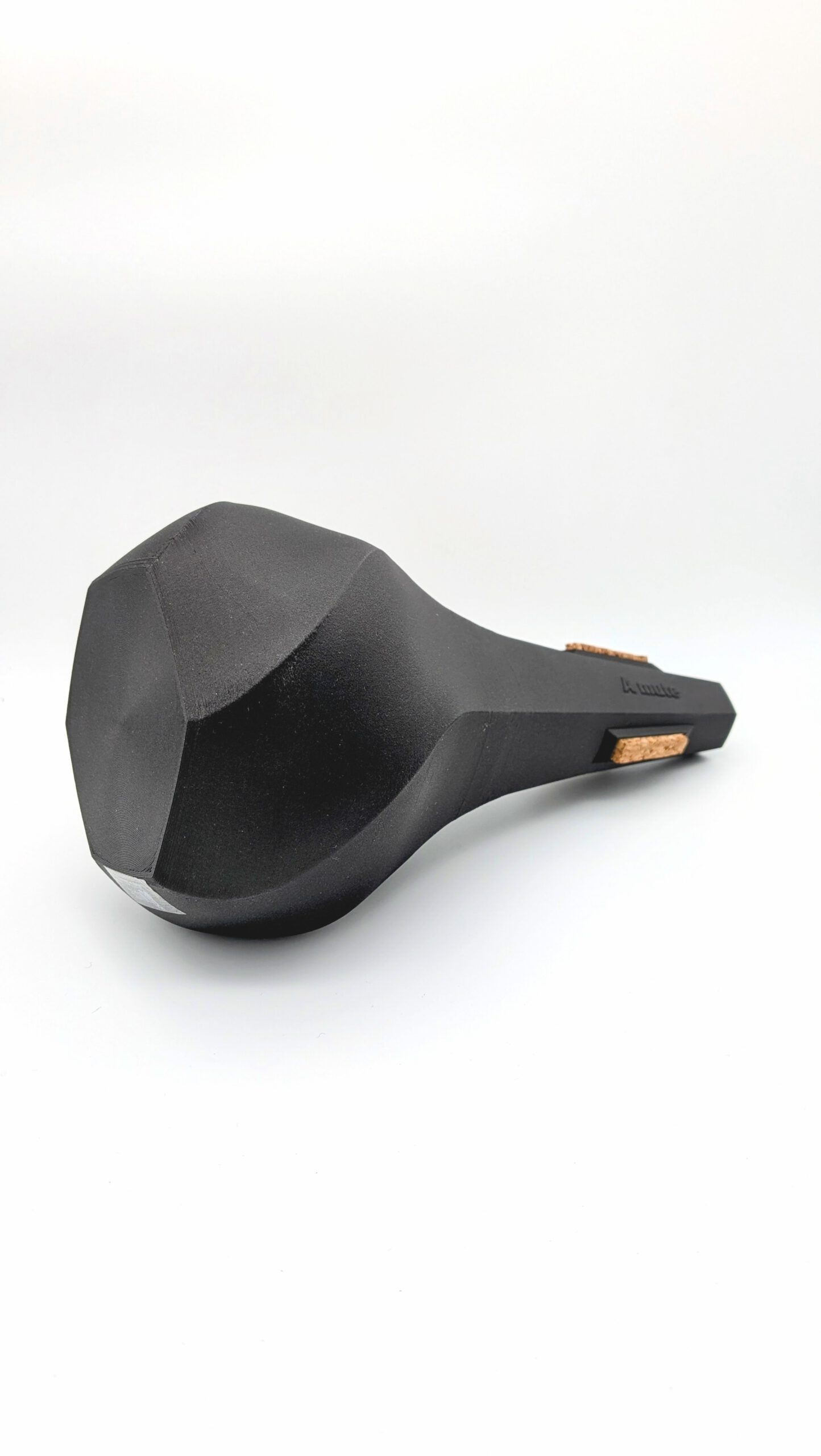 Side view of the A-Mute Straight mute for flugelhorn - lightweight, stable model with precise fit