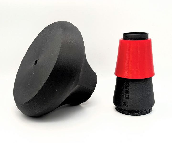 A-Mute Übedämpfer für Tenorposaune – auseinandergeschraubt