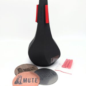 A MUTE - Soubaseur droit MultiTone pour trompette avec boosteurs de son interchangeables